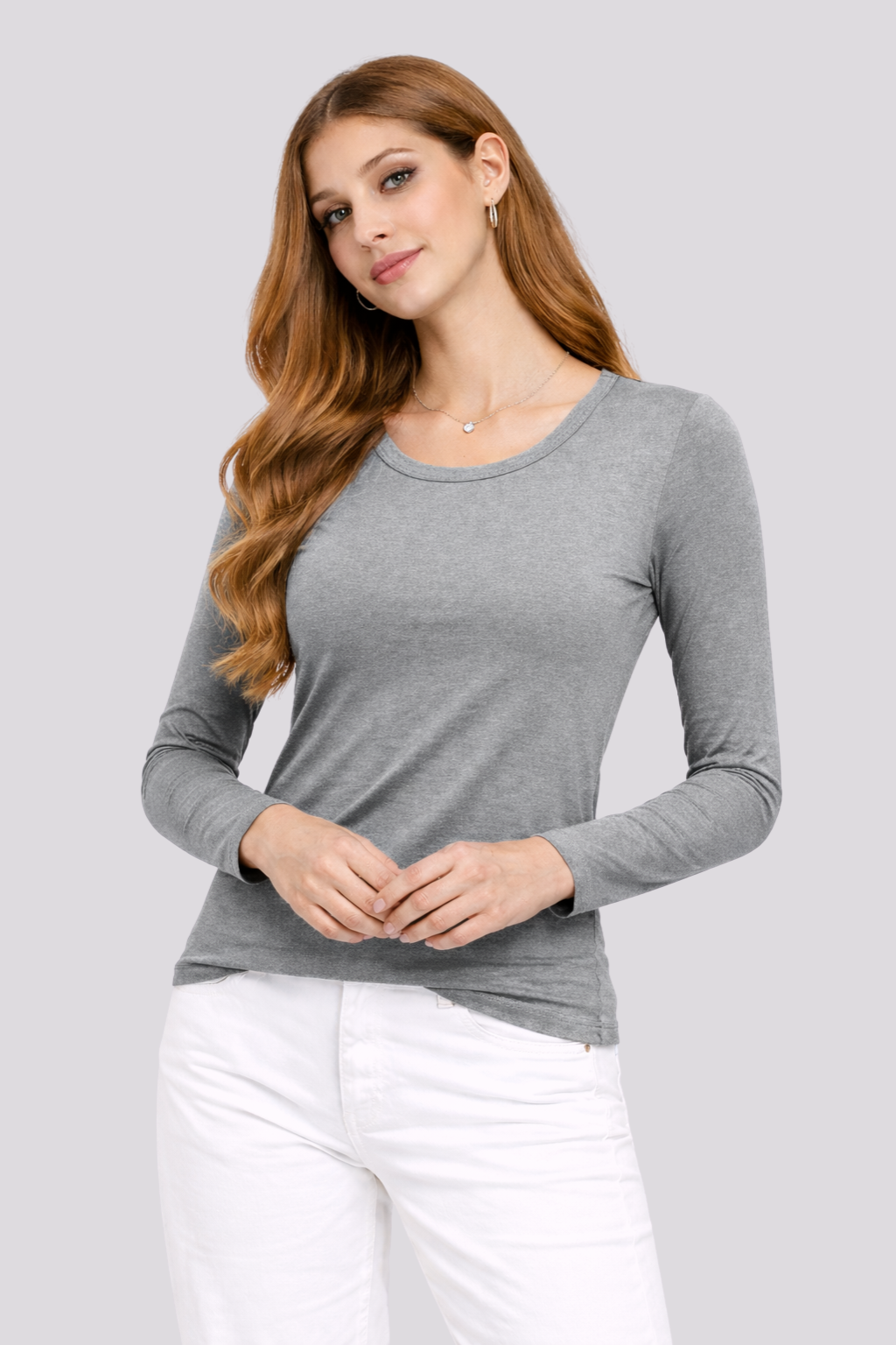 Esencial EM - Camiseta manga larga cuello redondo.