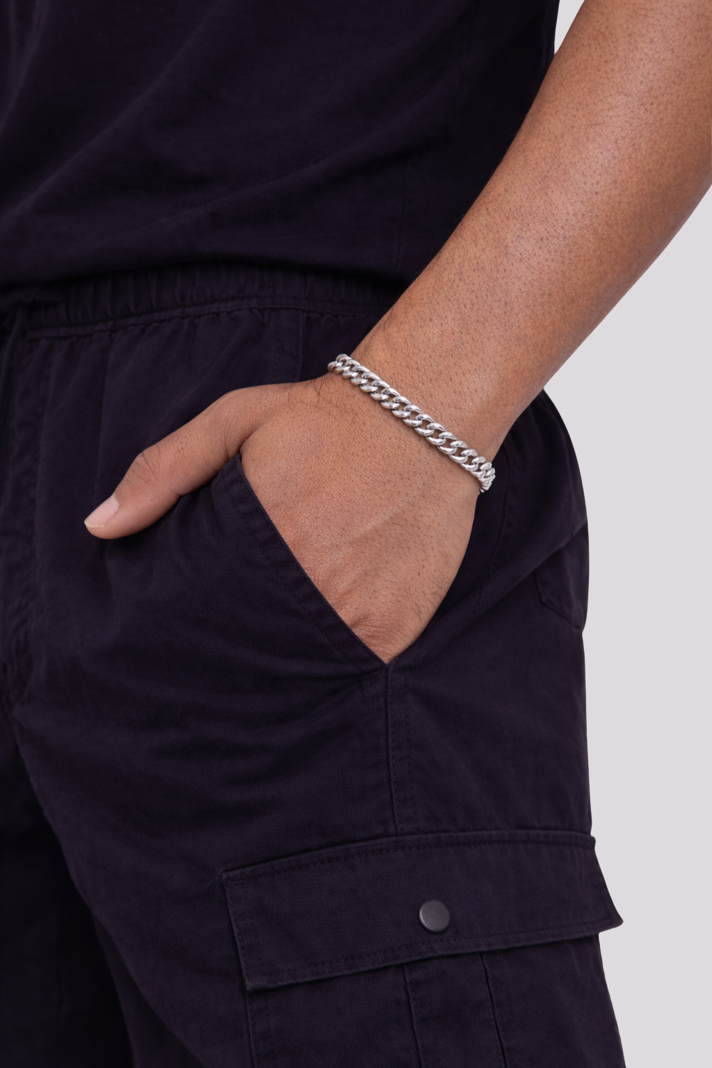 Esencial bisutería EM - Pulsera básica masculina.